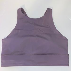Lululemon High Neck Long Line Energy Bra